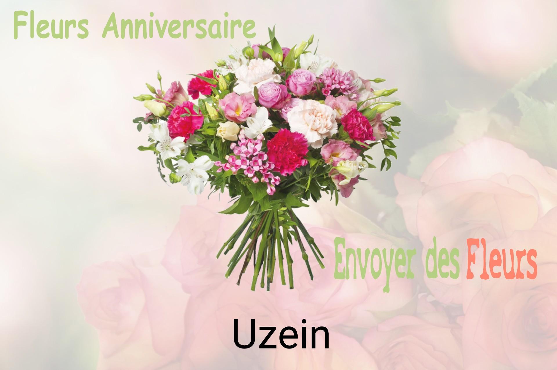 Bouquet de fleurs d’anniversaire livré à Uzein