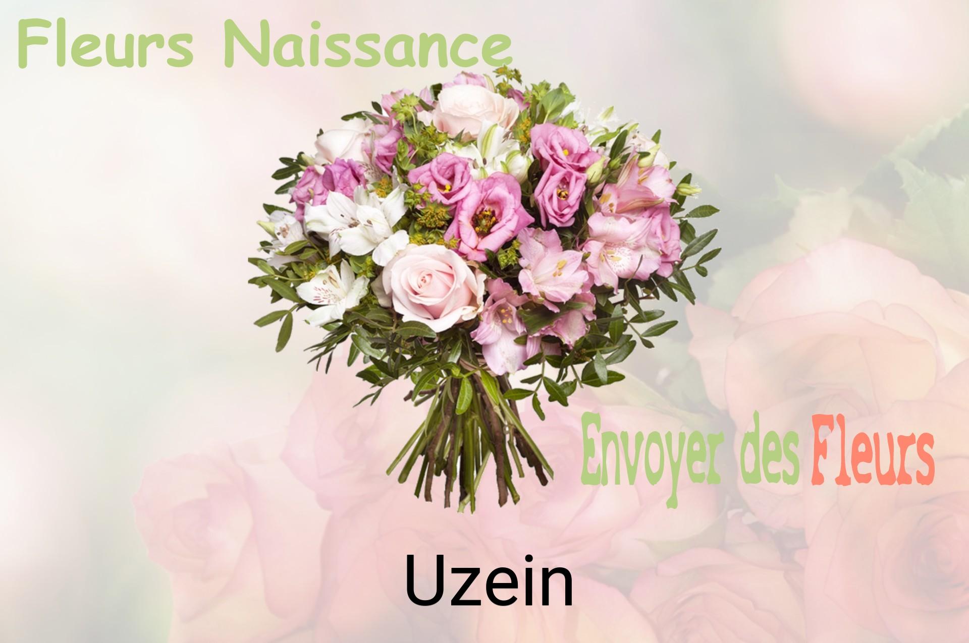 Bouquet de fleurs de naissance livré à Uzein